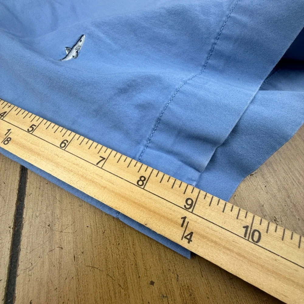Polo Ralph Lauren Shorts Mens 42‎ Blue Fish Print Stretch Classic Fit